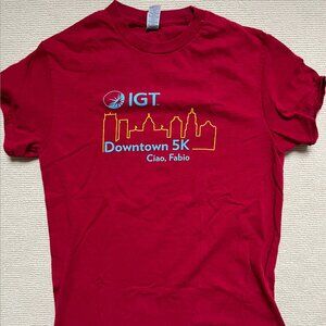 Red 5k Tee